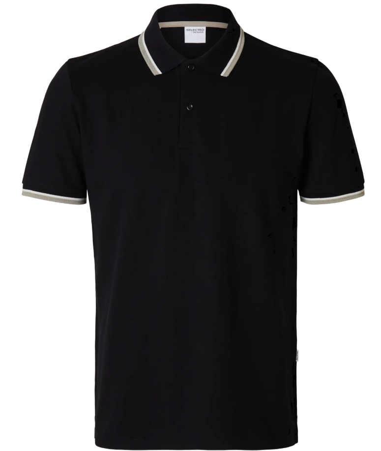 Thumbnail: Polo met kleurbies van Selected Homme