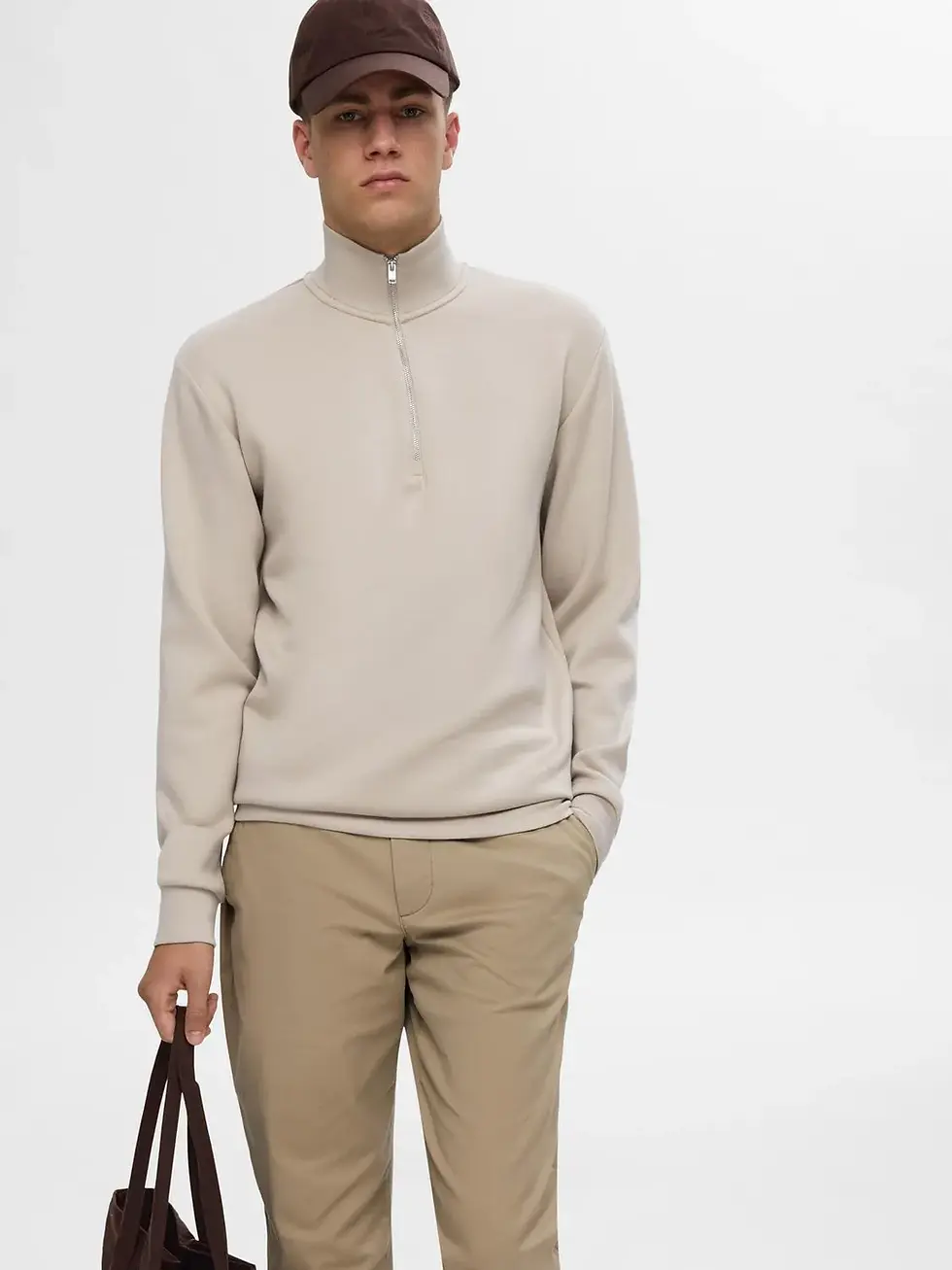 Thumbnail: Sweater met halve rits van Selected Homme