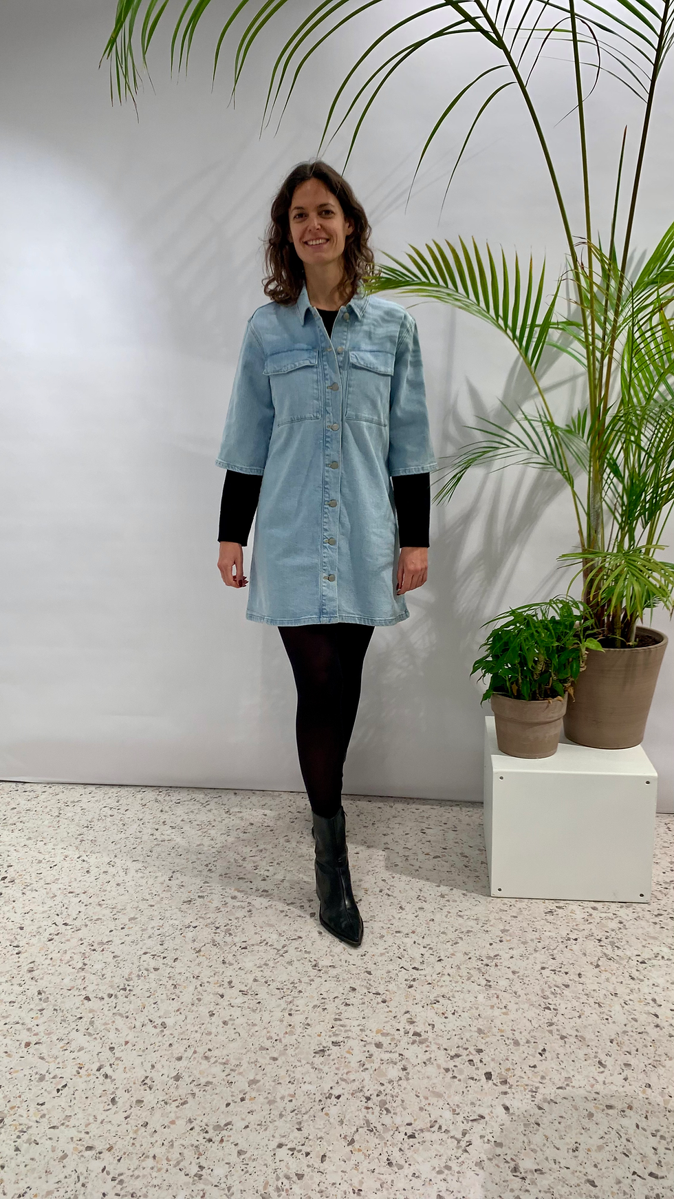 Thumbnail: Denim dress by Selected