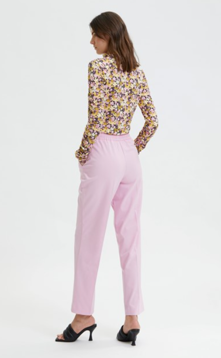 Thumbnail: Geweven broek op elastische tailleband van Selected Femme