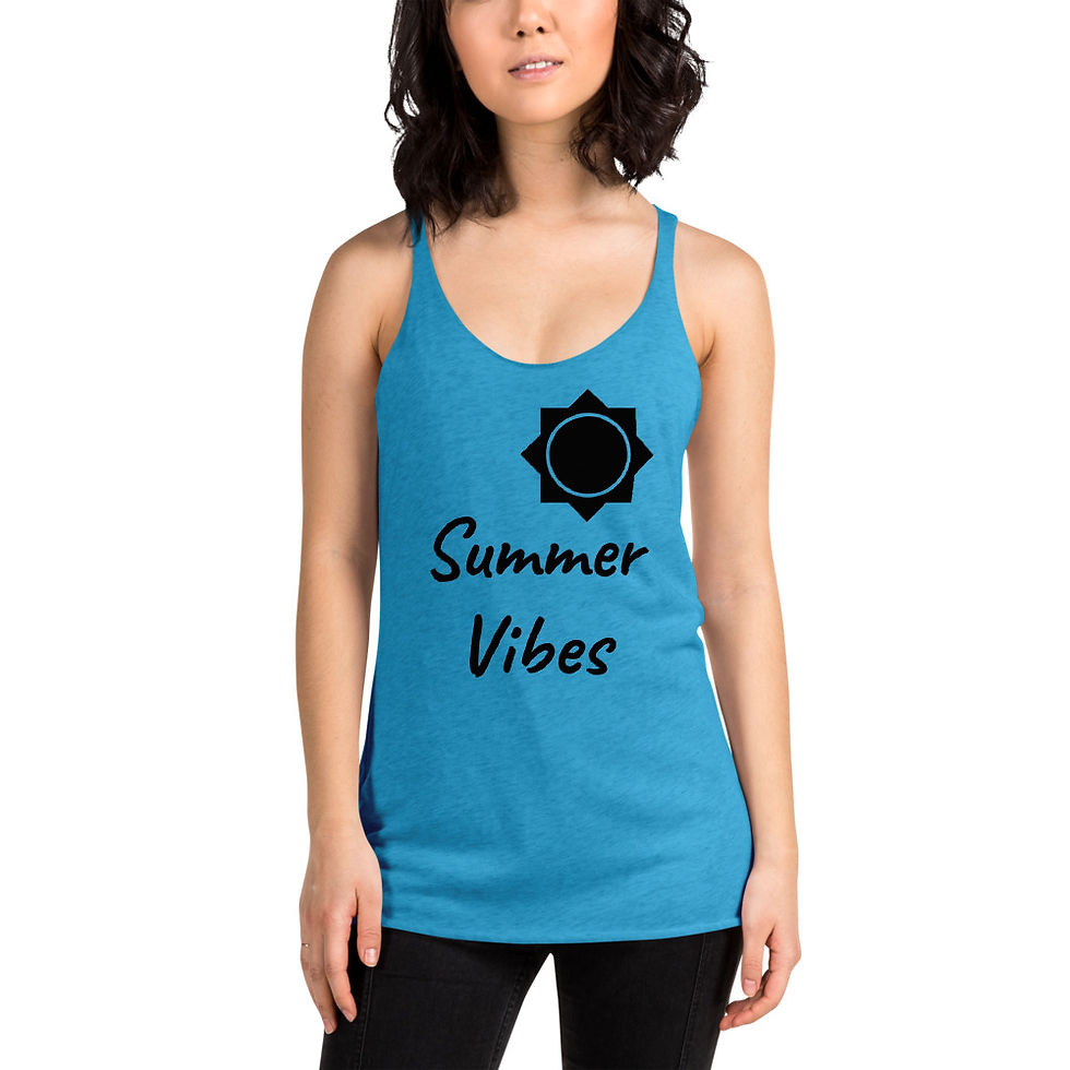 Thumbnail: Summer Vibes Women's Racerback Tank