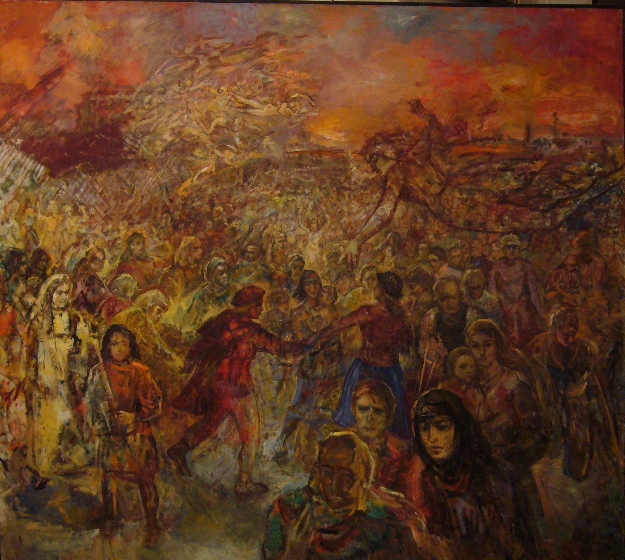 Конец ХХ века.200Х190. х/м. 1989г.