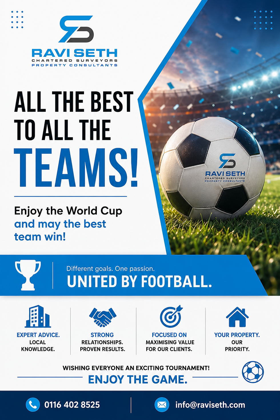 Wishing Everyone the Very Best for the World Cup