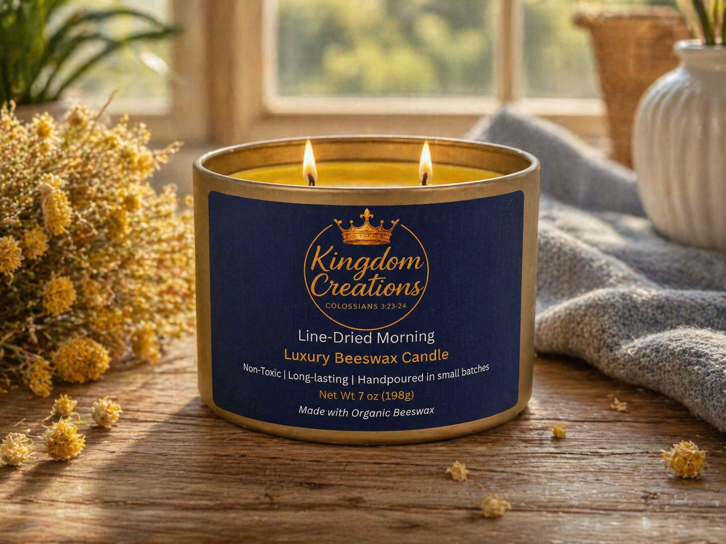 Line-Dried Morning Candle