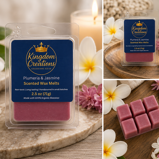 Plumeria & Jasmine Hand-Poured Wax Melts | Made With Organic