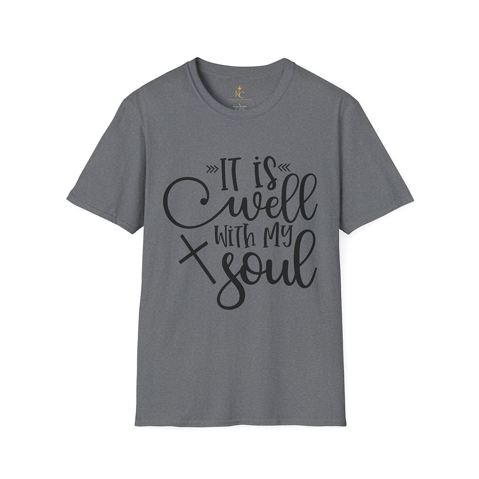 Thumbnail: It Is Well With My Soul Shirt | Classic Christian Hymn Faith T-Shirt