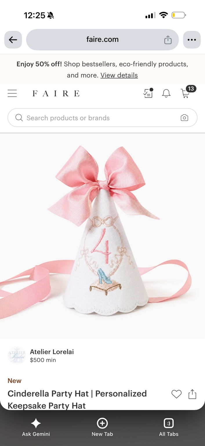 Cinderella Party Hat