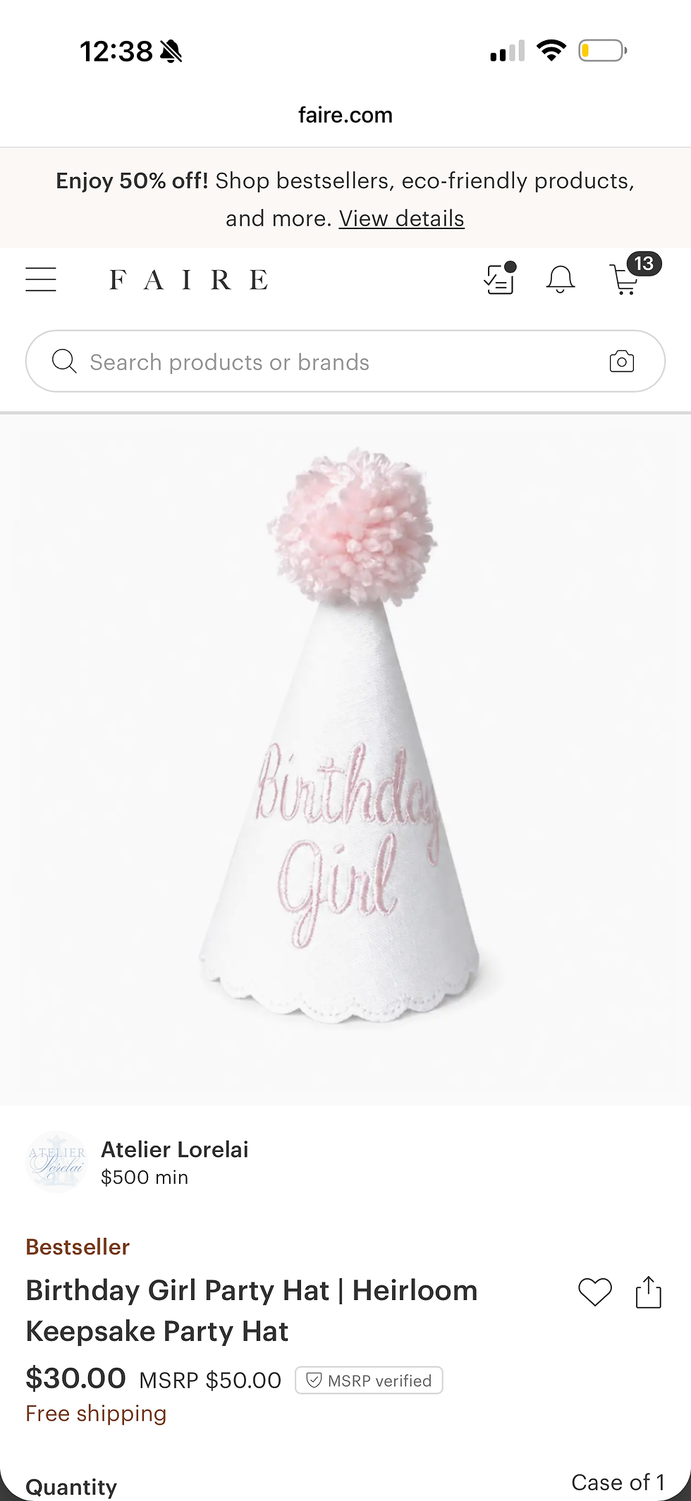 Birthday Girl Keepsake Party Hat