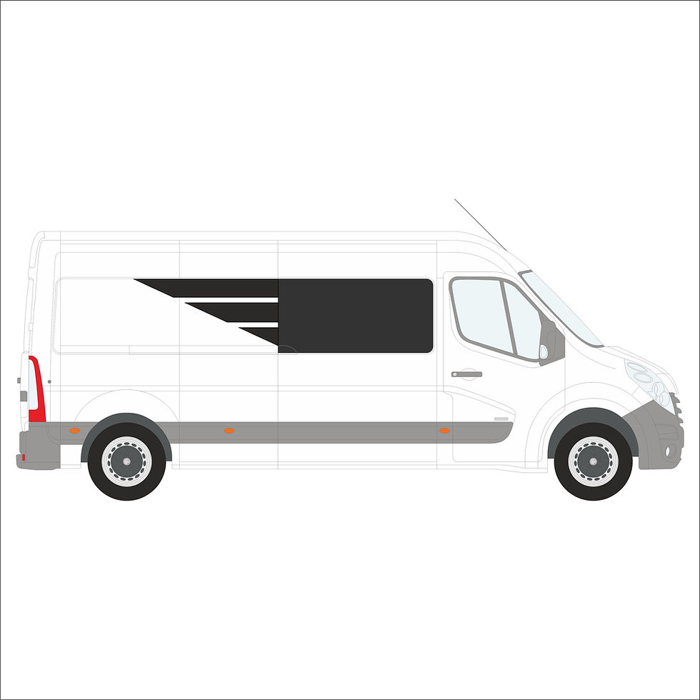 Thumbnail: Vauxhall Movano Window Extenders