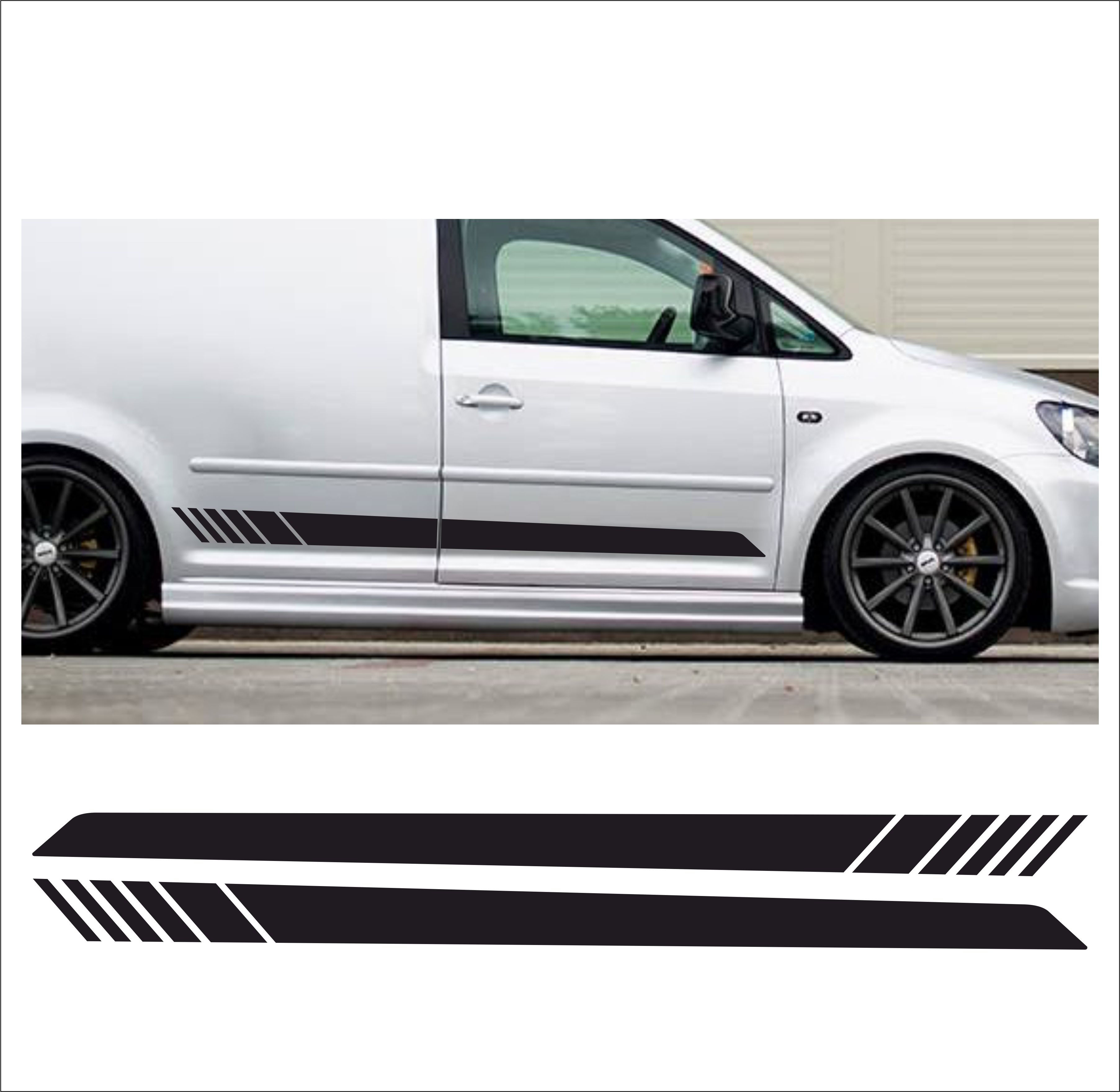 VW Caddy Side Stripes 004