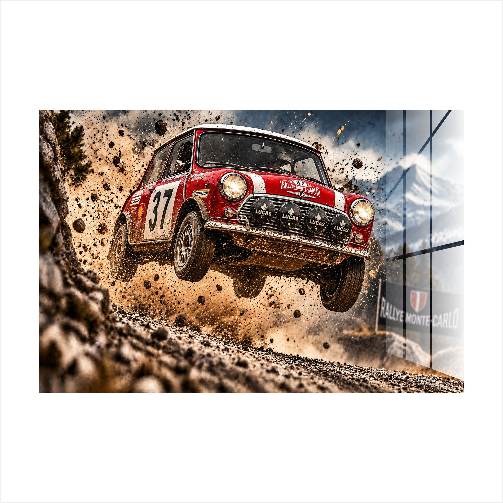 Mini Cooper Rally Classic Red 1217