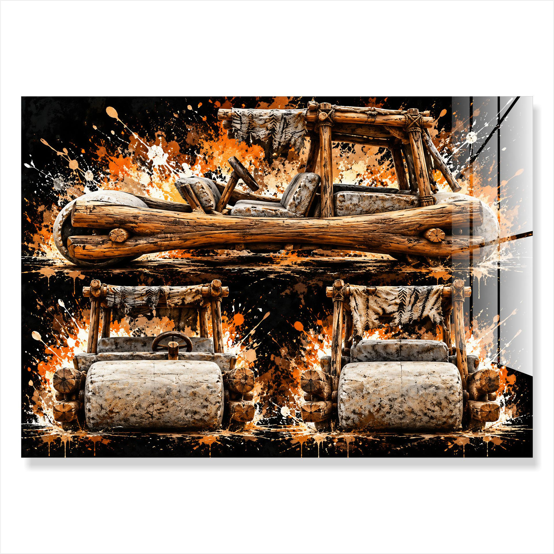 Flintmobile from Flintstones 1380
