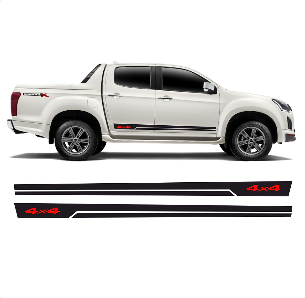 Isuzu Dmax Side Stripes 003