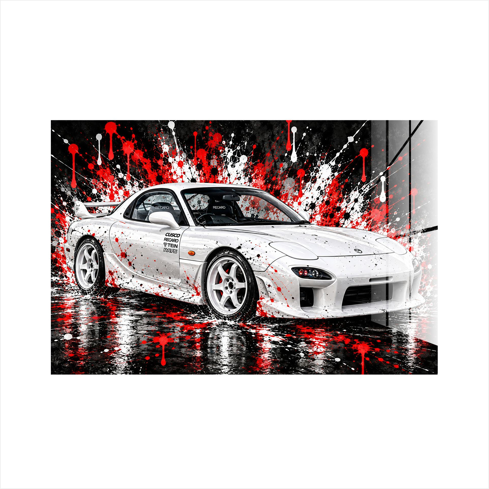 Mazda RX7 White 1268