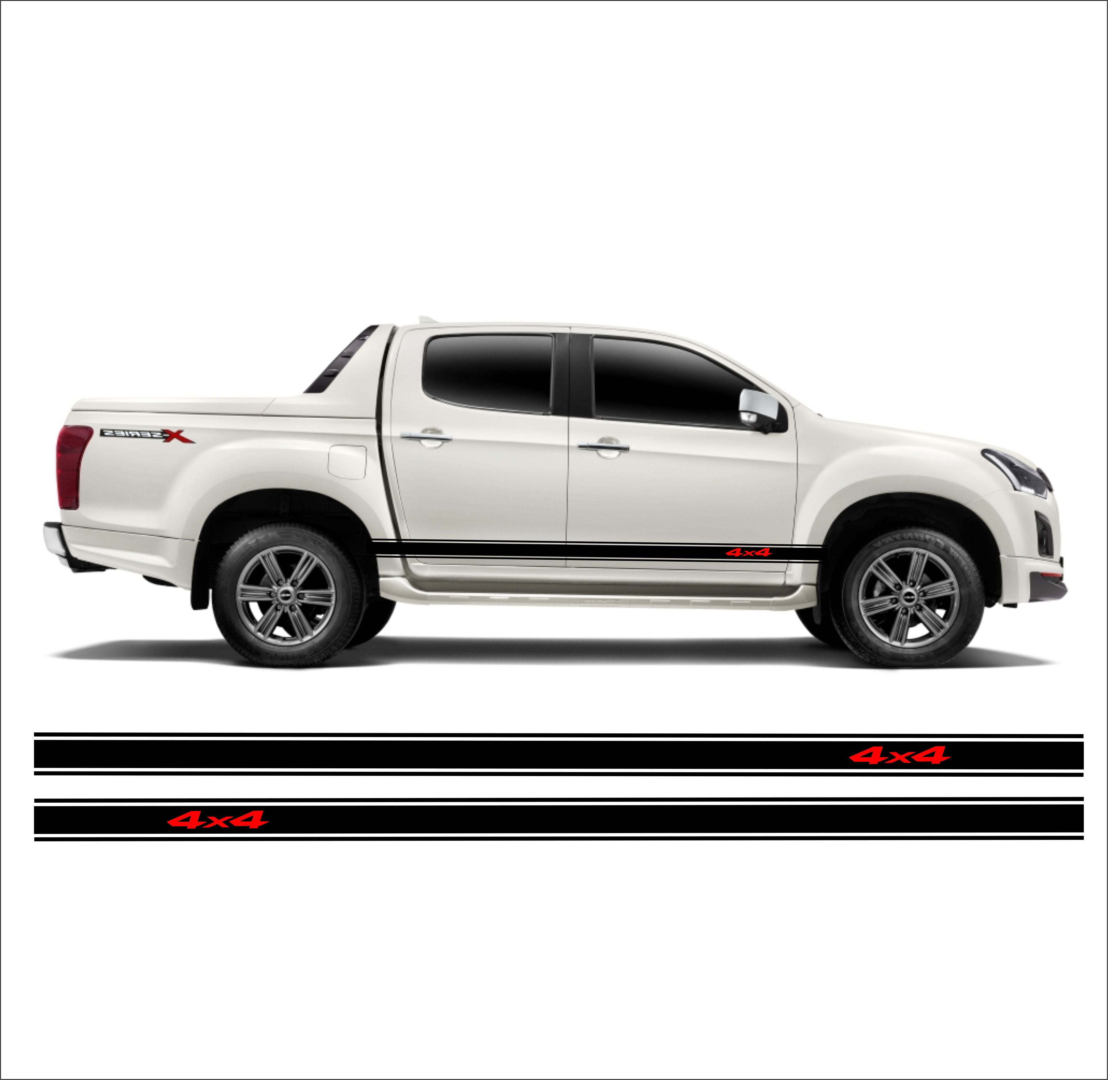 Isuzu Dmax Side Stripes 009