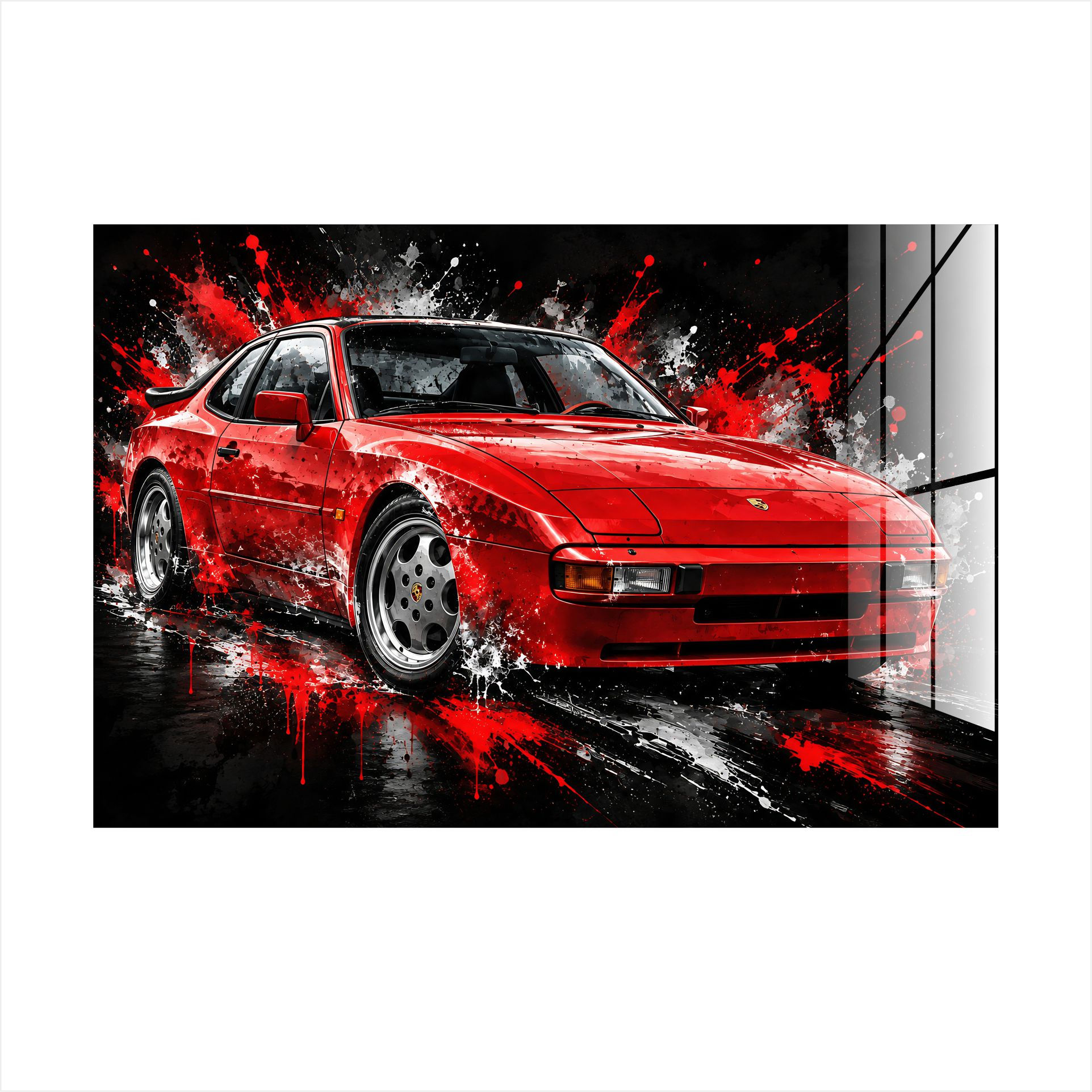 Porsche 944 Red 1239