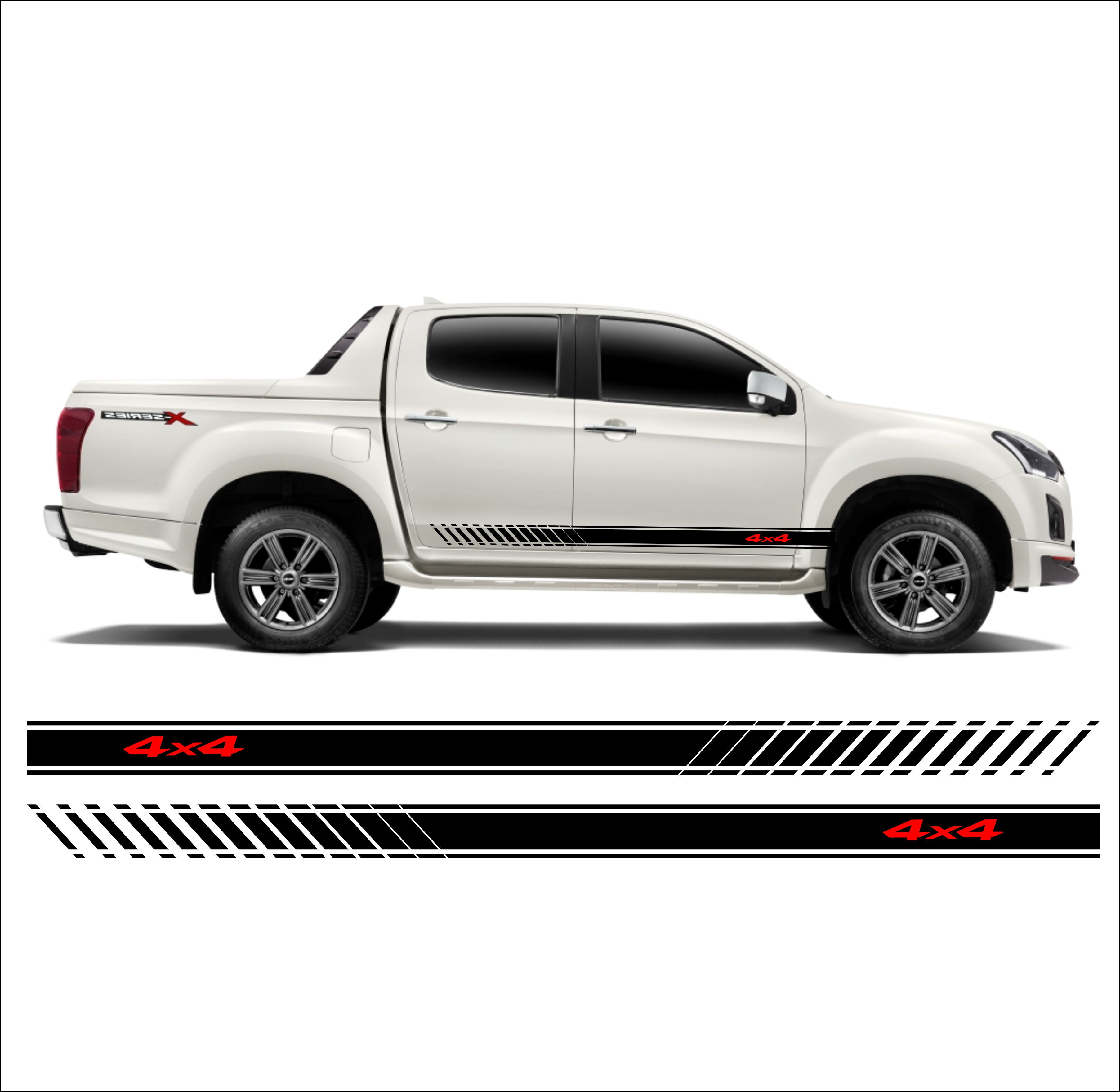 Isuzu Dmax Side Stripes 007