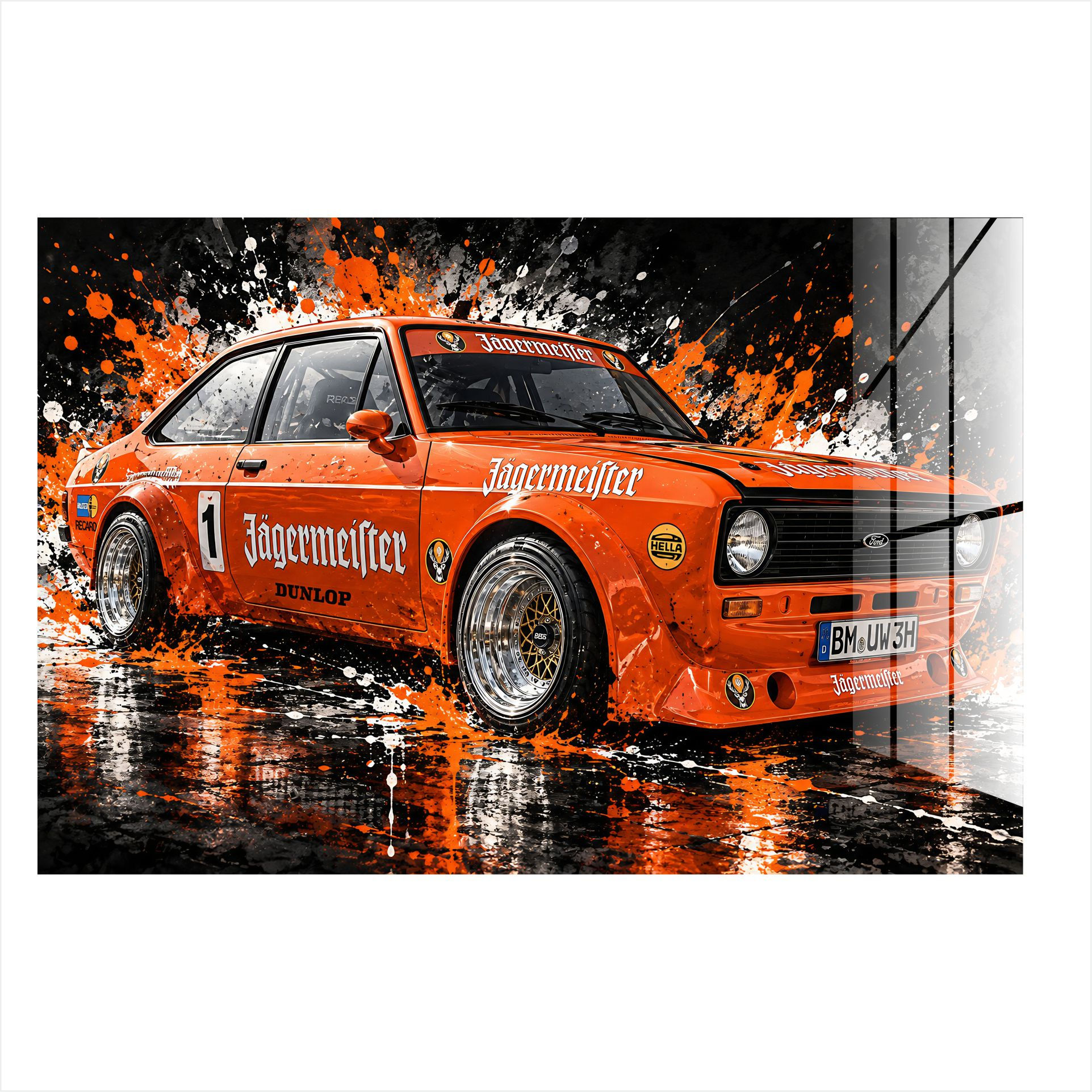 Ford Escort Mk2 Orange 1208
