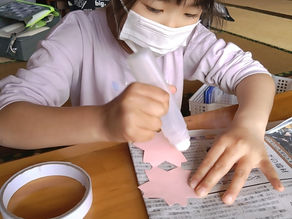 3月クラフト(桜吊るし飾り🌸)