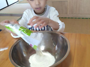 おやつ作り🍡(きなこ団子)