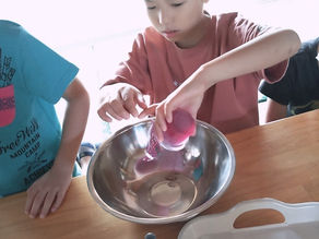 おやつ作り(フルーツポンチ)🍑🍊