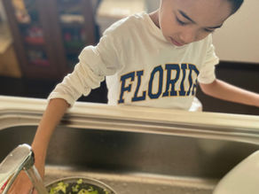 おやつ作り🎶(ミニお好み焼き)