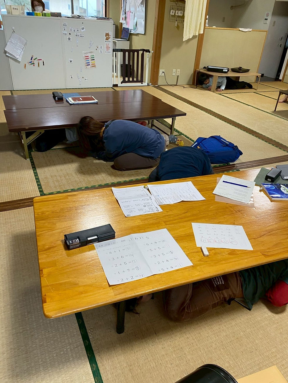 避難訓練(地震)