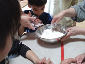 おやつ作り🎶(団子)