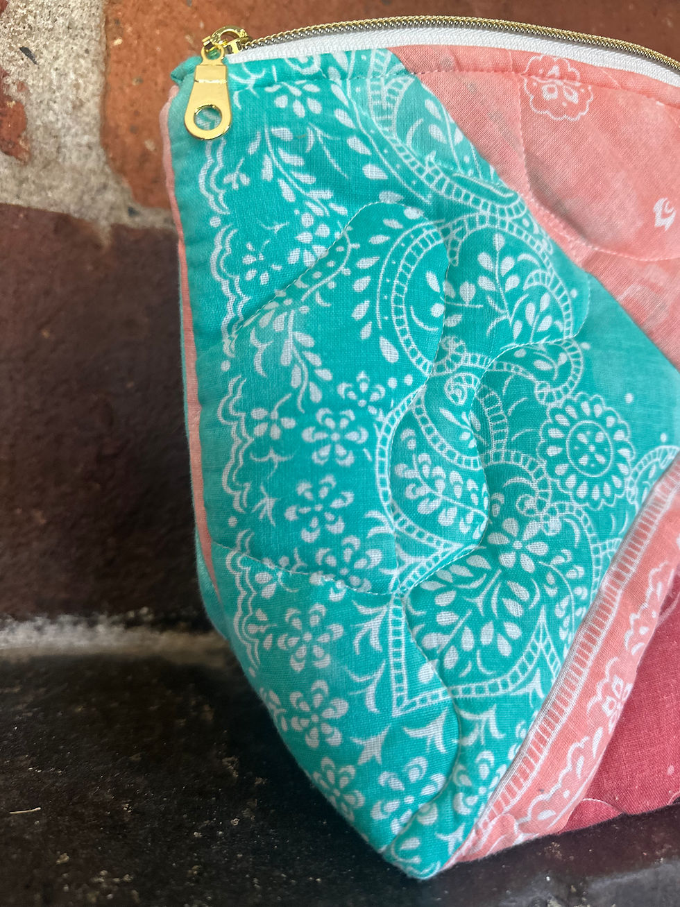 Miniature : Pochette patchwork 