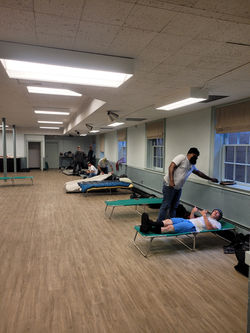 Settling in at host church