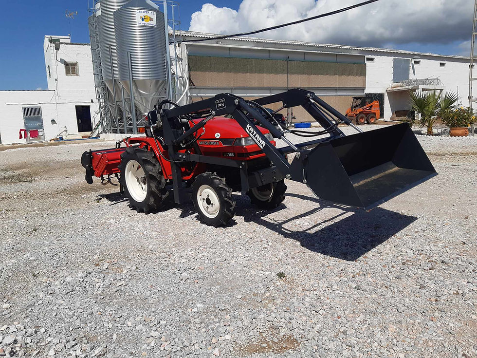 Miniatura: Minitractor Mitsubishi MT155 con Pala Frontal
