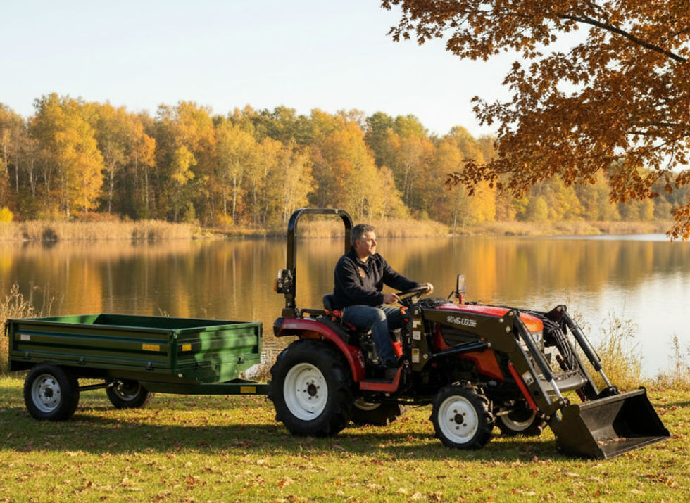 Miniatura: Minitractor TA 304 con Pala Frontal 