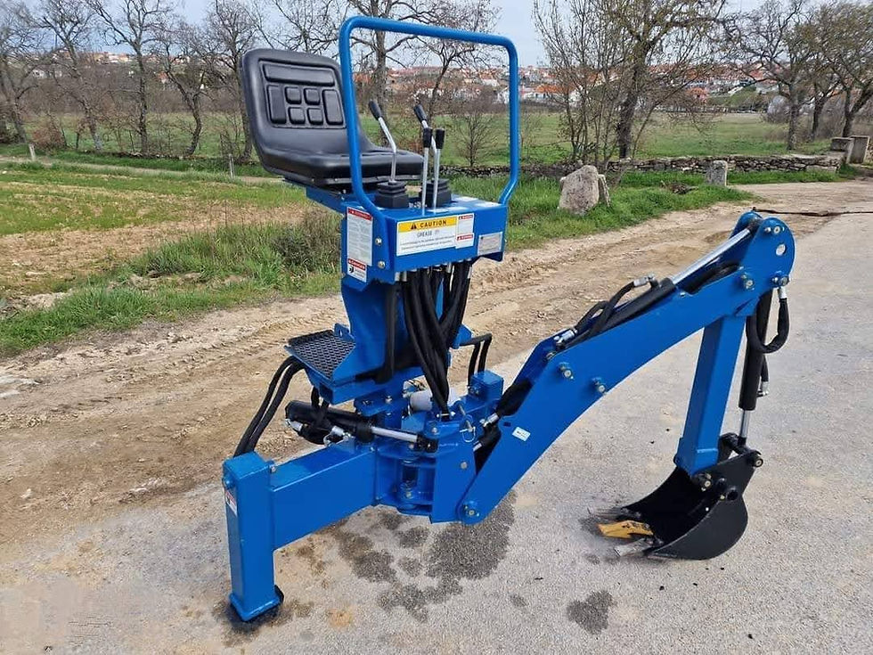 Miniatura: Retroexcavadora Minitractor