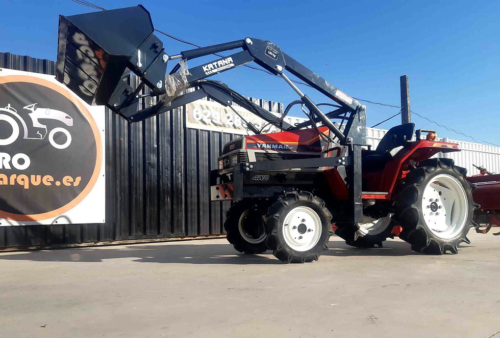 Miniatura: Minitractor Yanmar F165 con pala