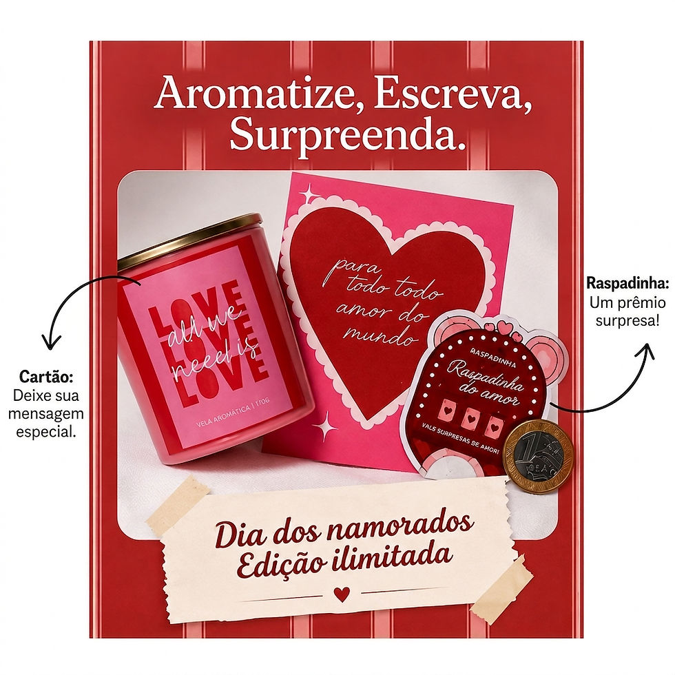 Miniatura: Vela love -  dia dos namorados 🍓
