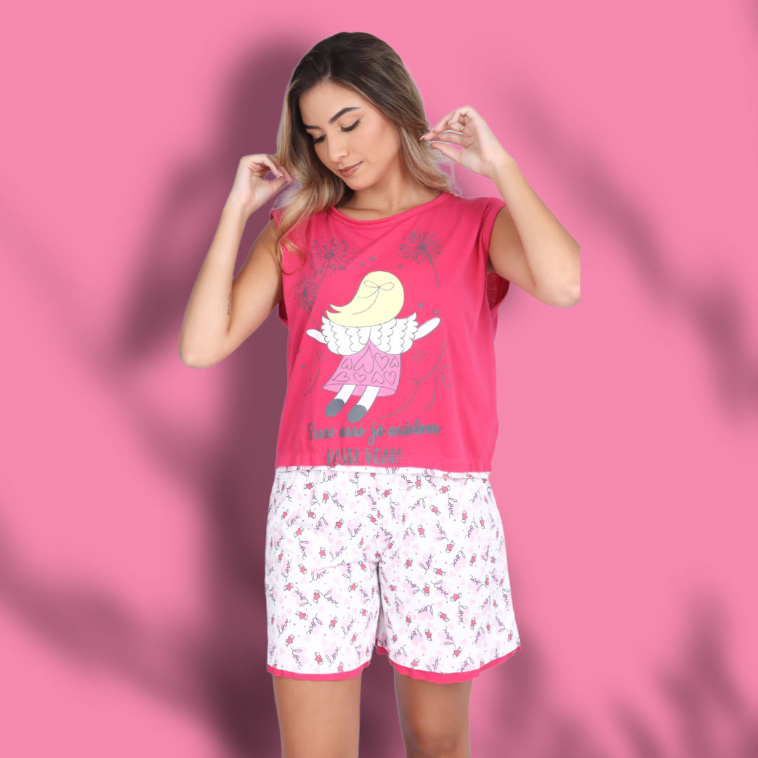 Pijama Regata Pink