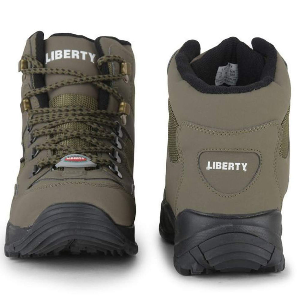 Thumbnail: LIBERTY Freedom SHIKHAR PRM Casual (Green) Defence Hiking/Trekking Ankle Shoes