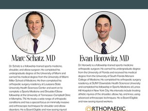 Meet the Newest Physicians at Orthopedic Center of South Florida