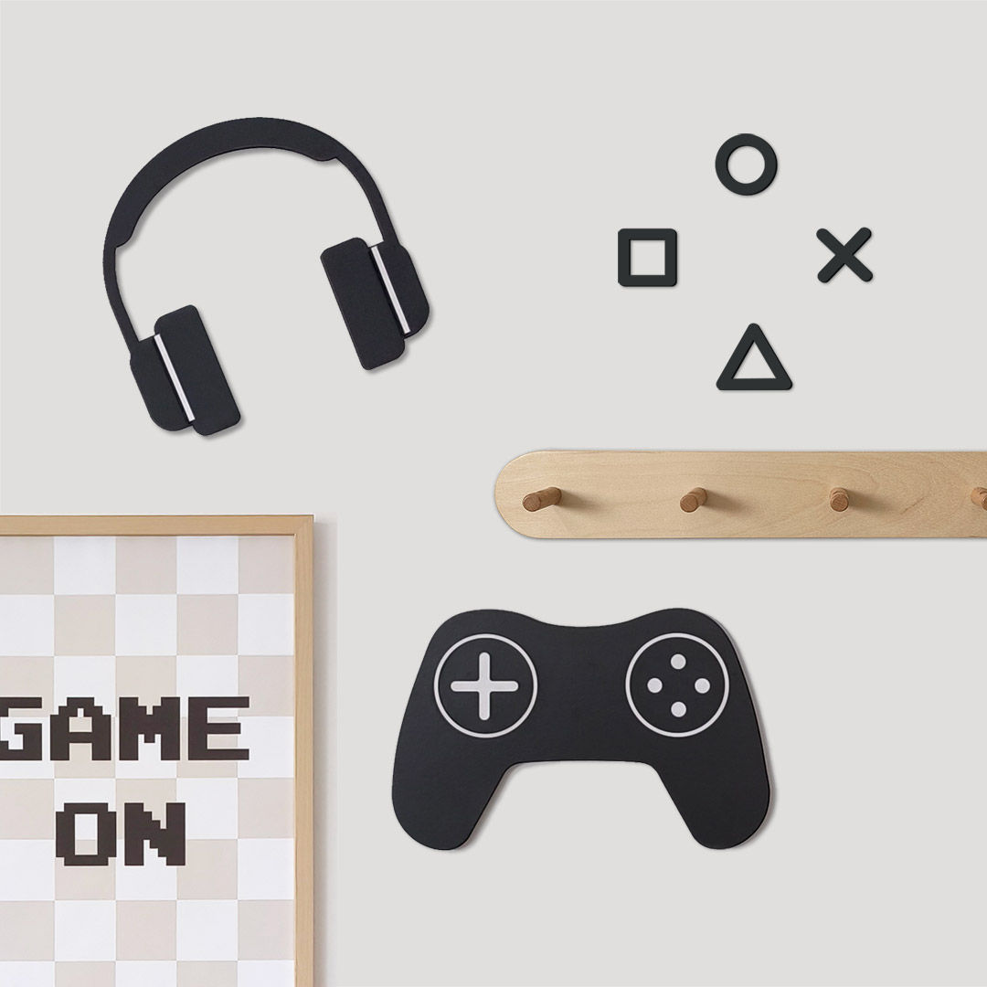 Ensemble de décoration murale style gaming