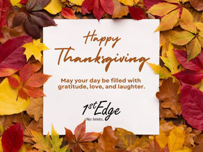 Happy Thanksgiving from 1st Edge