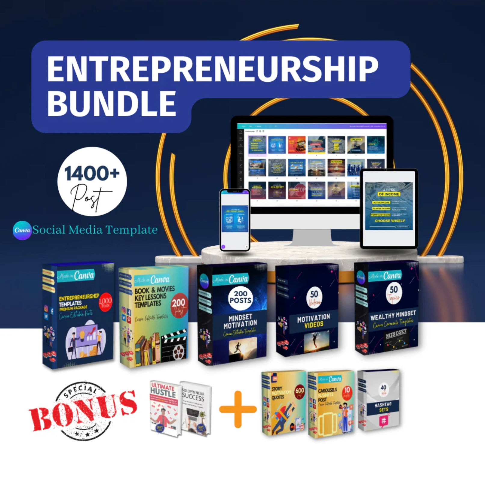 Entrepreneurship Bundle - Social Media Templates