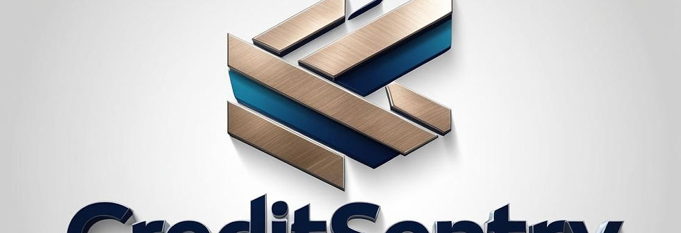 create a 3D Logo symbol for credit services. that reads _CreditSentry_.jpeg