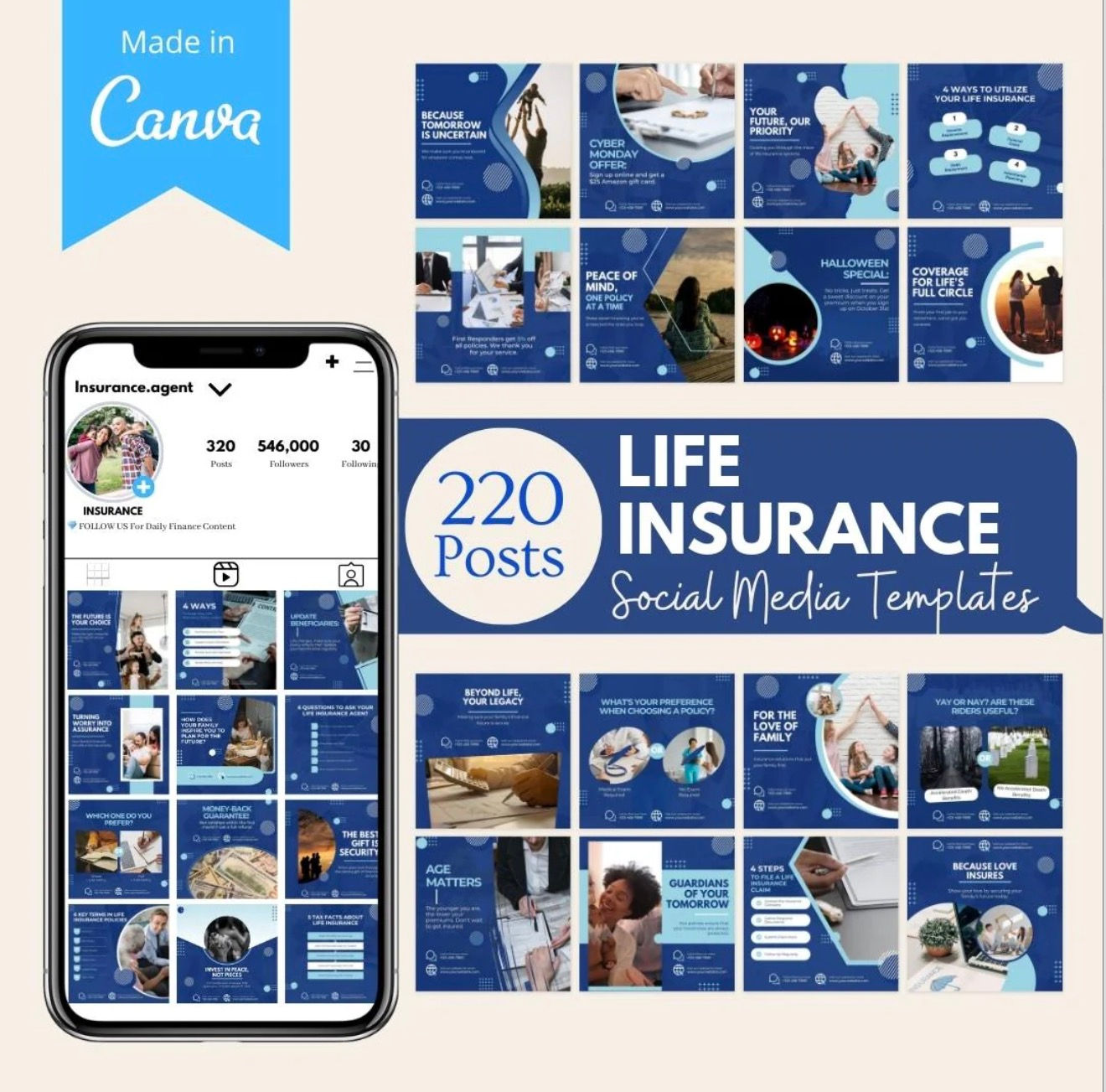 220 Life Insurance Templates