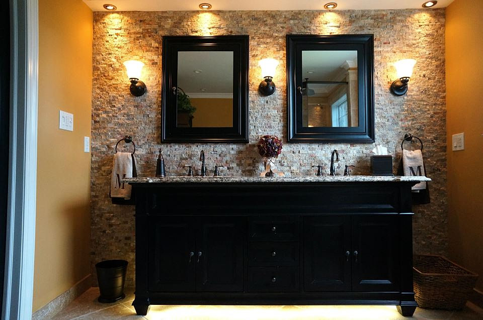 Bathroom and Shower Remodeling Contractor in AZ Stone accent wall