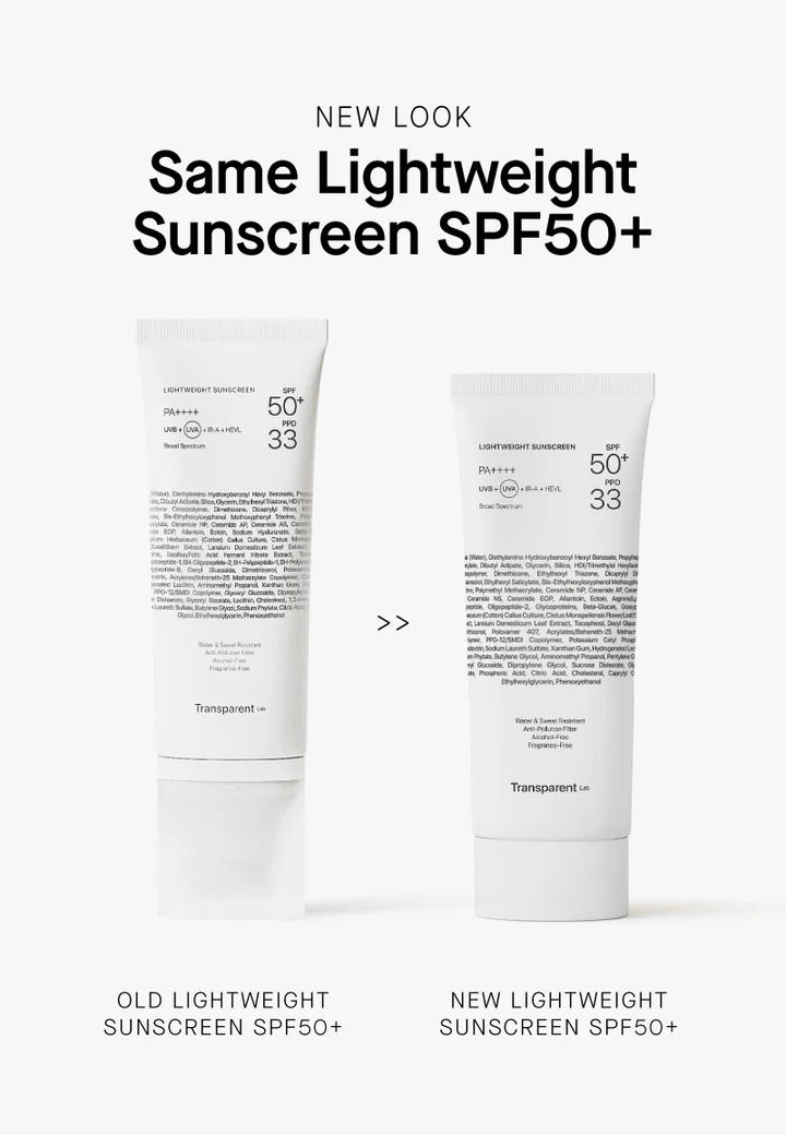 Ултралека слънцезащита (Lightweight sunscreen SPF 50+) Transparent Lab