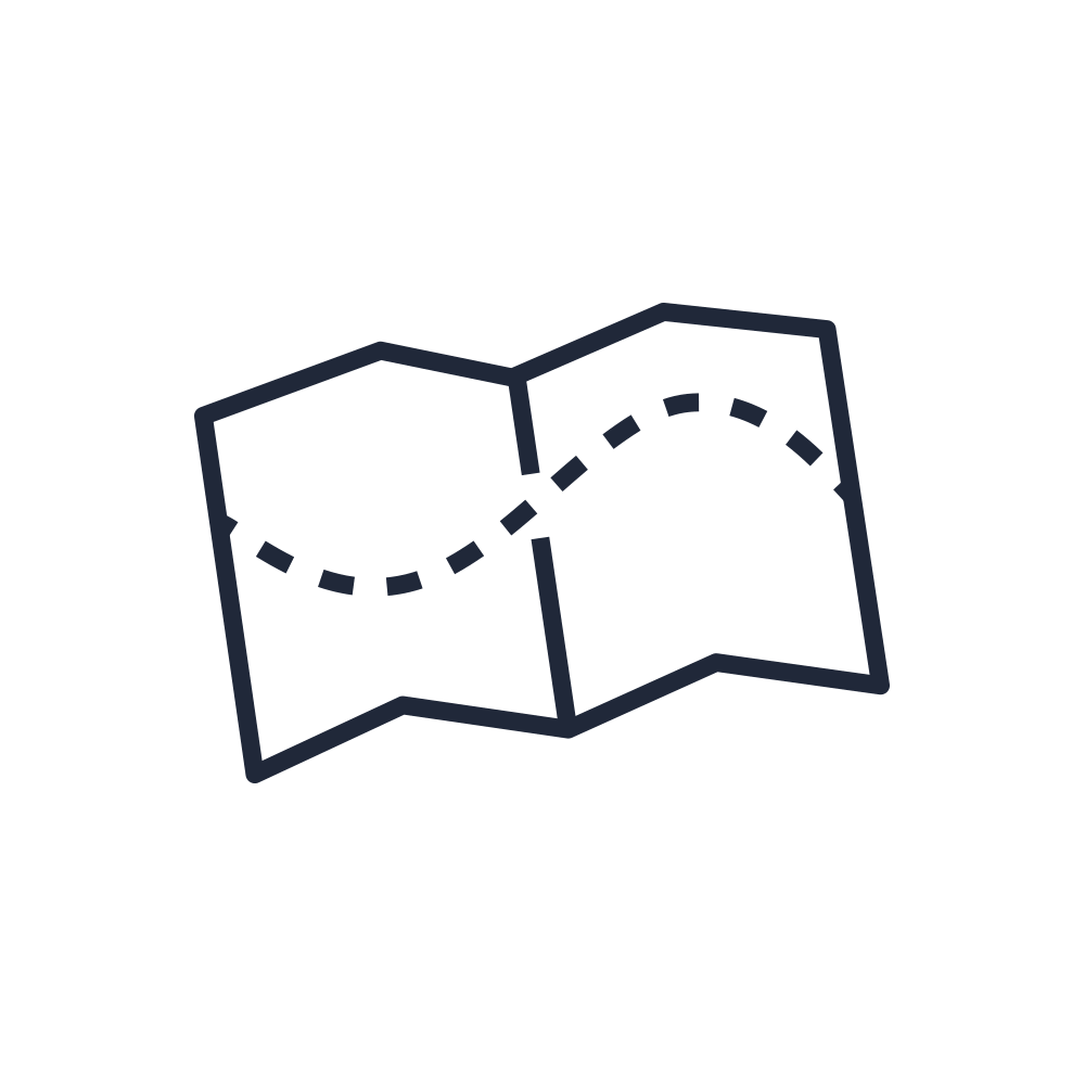 a gif of a map with a blinking pin dropper