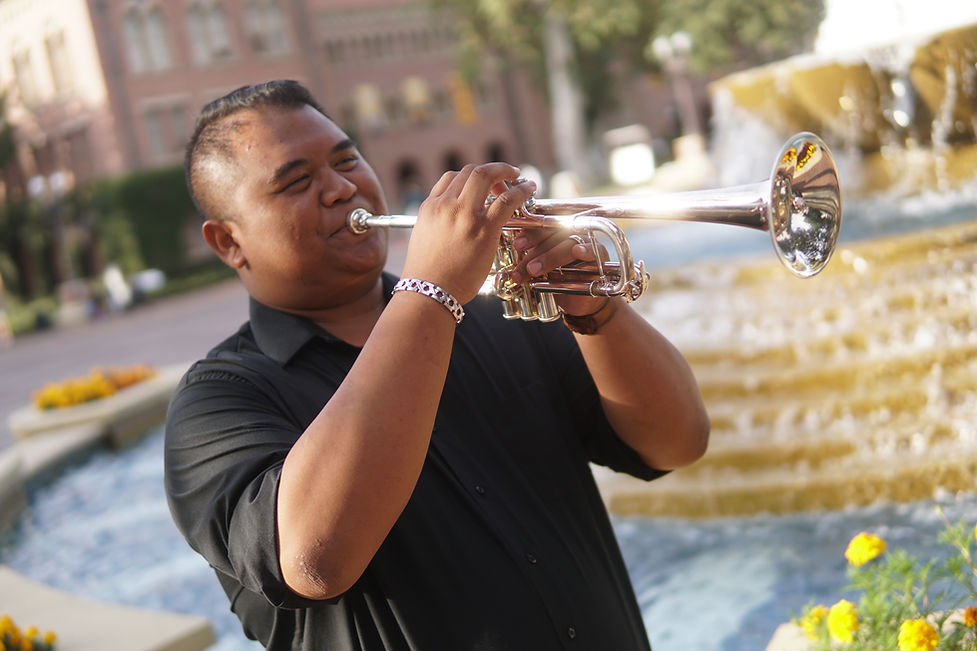 Child's Way Fountain, USC Campus, Trumpet