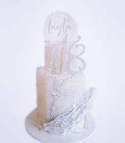 Glitter & Glam 18th LED Cake