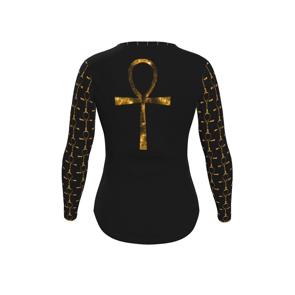 Thumbnail: WOMEN'S SOLAR ANKH SHIRT

