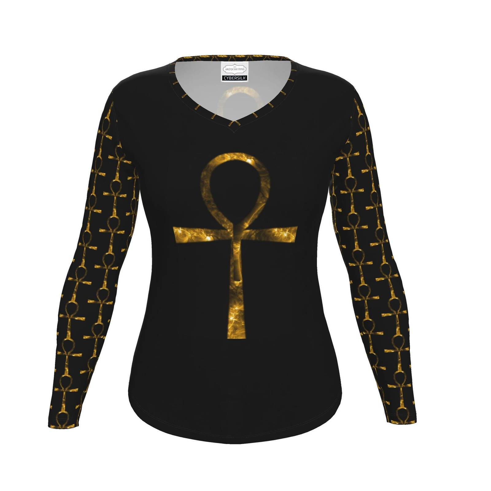 WOMEN'S SOLAR ANKH SHIRT